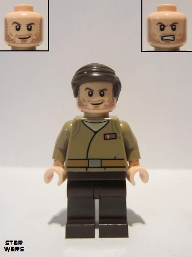 lego 2017 mini figurine sw0876 Resistance Officer Major Taslin Brance 