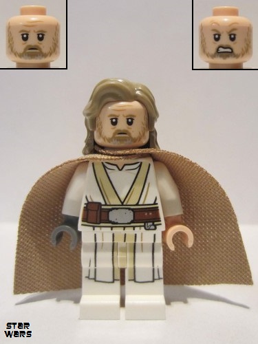 lego 2018 mini figurine sw0887 Luke Skywalker Old 