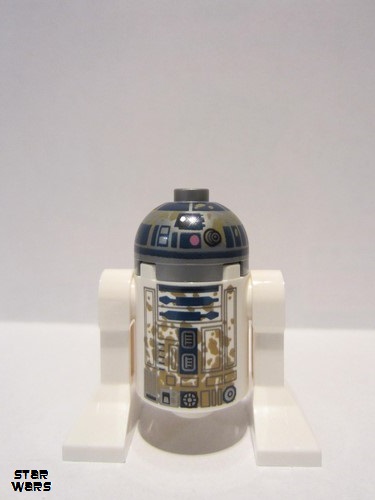 lego 2018 mini figurine sw0908 R2-D2 With Dirt Stains 