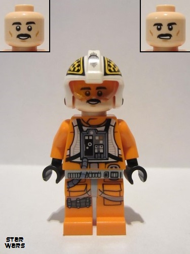 lego 2018 mini figurine sw0944 Biggs Darklighter Dual Molded Helmet 
