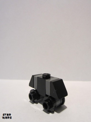 lego 2019 mini figurine sw1004 Mouse Droid Black / Dark Bluish Gray, Open Studs Wheels 