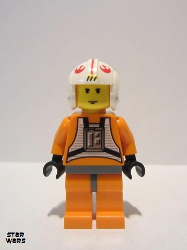 lego 2019 mini figurine sw1024 Luke Skywalker 20th Anniversary Torso, Pilot 