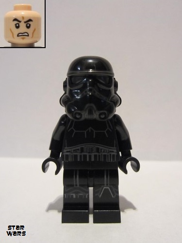 lego 2019 mini figurine sw1031 Shadow Trooper Dual Molded Helmet, Printed Legs 