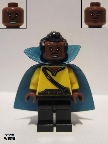 lego 2019 mini figurine sw1067 Lando Calrissian Old, Cape with Collar 