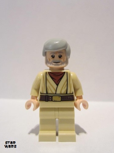lego 2020 mini figurine sw1084 Obi-Wan Kenobi Old, Detailed Robe and Head 