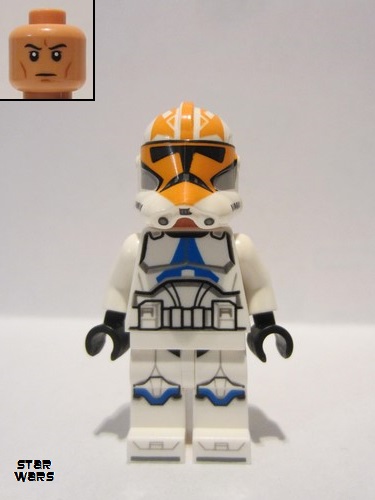 lego 2020 mini figurine sw1097 Clone Trooper, 332nd Company Phase 2 - Nougat Head 