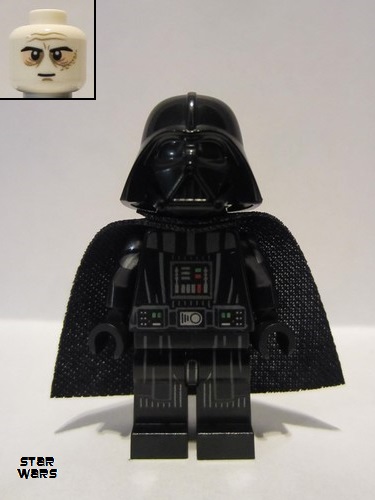 lego 2020 mini figurine sw1106 Darth Vader Printed Arms, Spongy Cape
 
