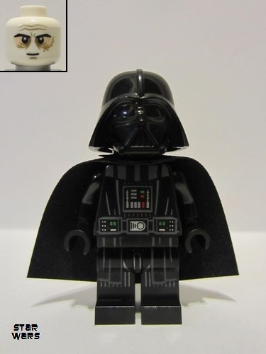 lego 2021 mini figurine sw1141 Darth Vader Traditional Starched Fabric Cape 