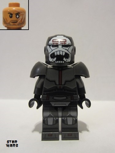 lego 2021 mini figurine sw1149 Wrecker Clone Commando, Experimental Unit Clone Force 99 