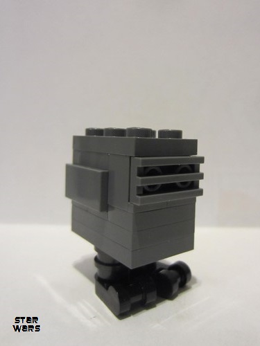 lego 2021 mini figurine sw1153 Gonk Droid GNK Power Droid, Dark Bluish Gray, Black Feet 