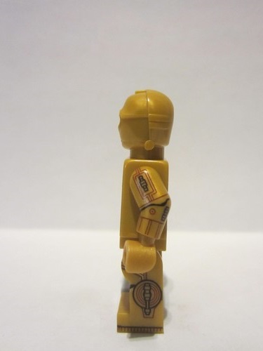 lego 2022 mini figurine sw1209 C-3PO Light Bluish Gray Right Leg, Printed Arms 