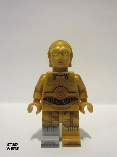 Lego MINIFIGURE CUSTOM C-3PO Star Wars 9 el ascenso de Skywalker 