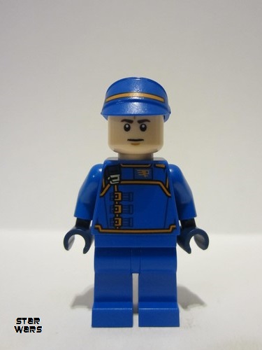 lego 2022 mini figurine sw1232 Syril Karn Pre-Mor Security Deputy Inspector 