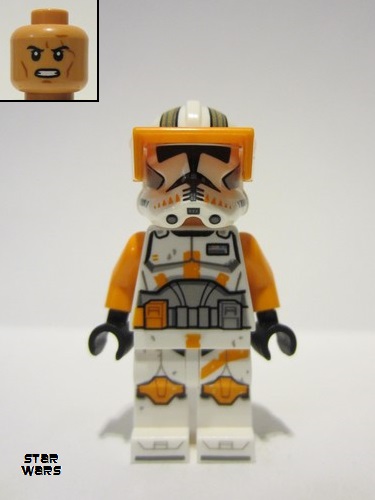 lego 2022 mini figurine sw1233 Commander Cody Printed Legs, Orange Visor 