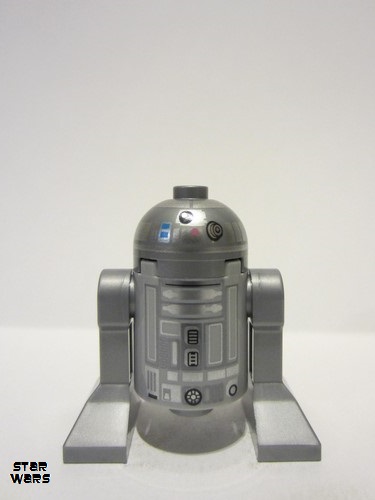 lego 2023 mini figurine sw1280 Astromech Droid, R2-BHD Light Bluish Gray Body 