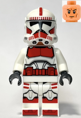 lego 2023 mini figurine sw1305 Clone Shock Trooper Coruscant Guard (Phase 2) - Nougat Head 