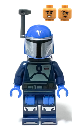 lego 2024 mini figurine sw1347 Mandalorian Fleet Commander Helmet 
