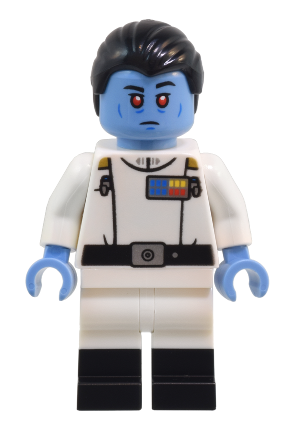 lego 2024 mini figurine sw1356 Grand Admiral Thrawn Medium Blue Skin 