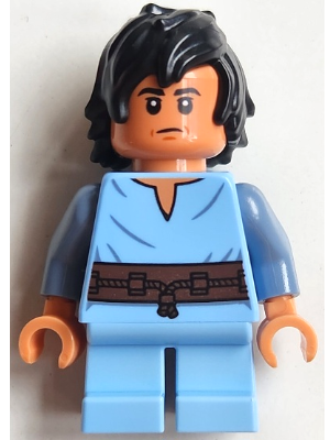 lego 2025 mini figurine sw1407 Boba Fett Young - Bright Light Blue Shirt 