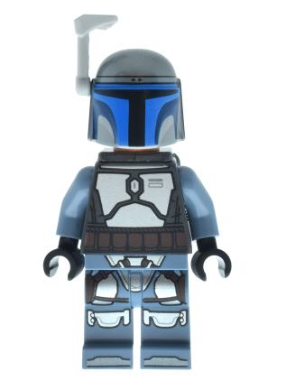 lego 2025 mini figurine sw1433 Jango Fett Nougat Head, Plain Arms 