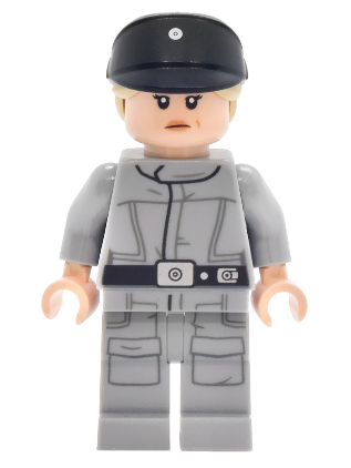 lego 2025 mini figurine sw1462 Imperial Crew Black Cap with Tan Hair 