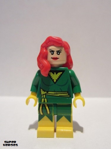 lego 2012 mini figurine sh044 Phoenix Jean Grey