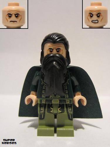 lego 2013 mini figurine sh0070 The Mandarin Trevor Slattery, Dark Green Cape 