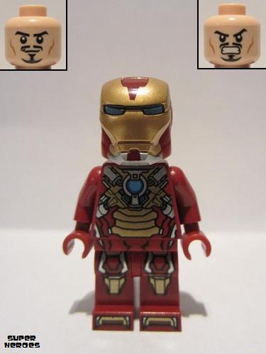 lego 2013 mini figurine sh073 Iron Man With Heart Breaker Armor 
