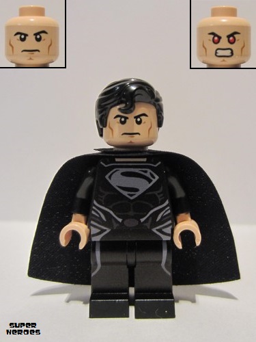 lego 2013 mini figurine sh137 Superman Black Suit<br/>(San Diego Comic-Con 2013 Exclusive) 