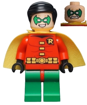 lego 2014 mini figurine sh0112a Robin Very Short Cape 