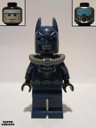 lego 2014 mini figurine sh097 Batman Dark Blue Wetsuit and Flippers 