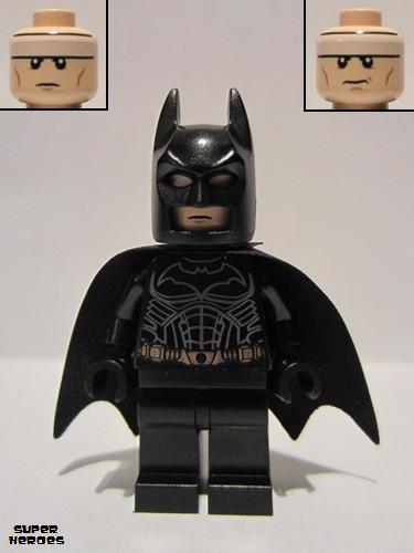 lego 2014 mini figurine sh132 Batman Black Suit with Copper BeltType 2 Cowl 