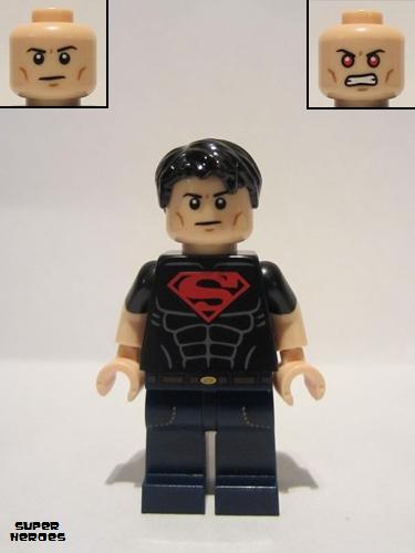 Torso Shirt with Muscles & Red Superman 'S' Logo - Superboy Minifig LEGO 