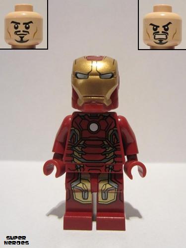 lego 2015 mini figurine sh0167 Iron Man Mark 43 Armor  