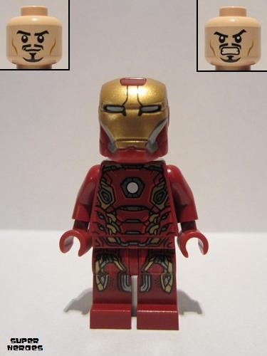 lego 2015 mini figurine sh164 Iron Man Mark 45 Armor  