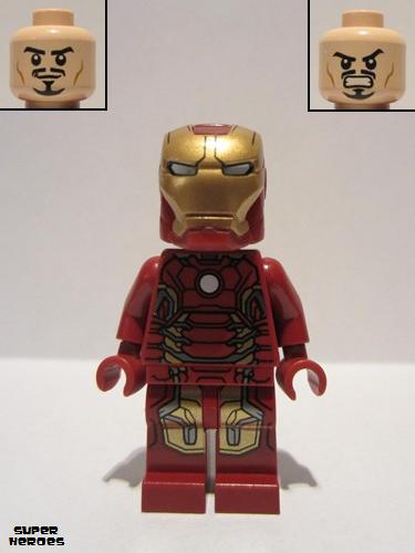lego 2015 mini figurine sh167 Iron Man Mark 43 Armor  
