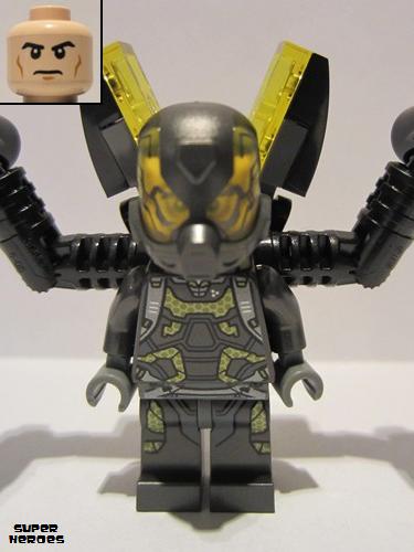 lego 2015 mini figurine sh189 Yellow Jacket  