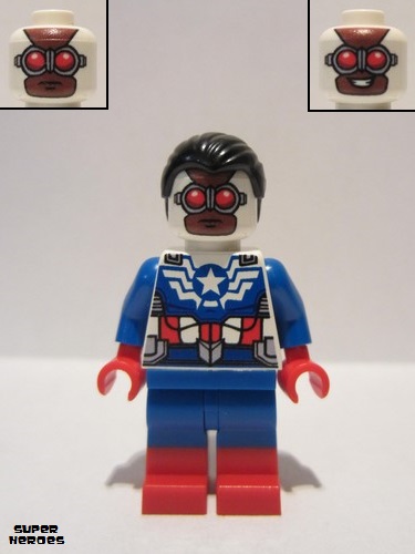 lego 2015 mini figurine sh208 All New Captain America - Sam Wilson San Diego Comic-Con 2015 Exclusive 