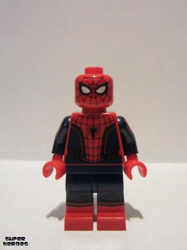 lego 2016 mini figurine sh0299 Spider-Man Black Web Pattern, Red Torso, Red Boots 