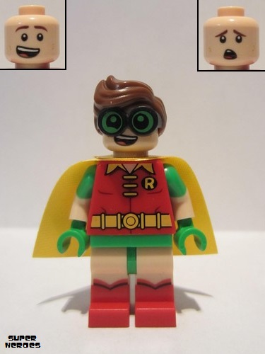 lego 2017 mini figurine sh0315 Robin Green Goggles 