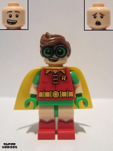 lego 2017 mini figurine sh315 Robin Green Goggles 
