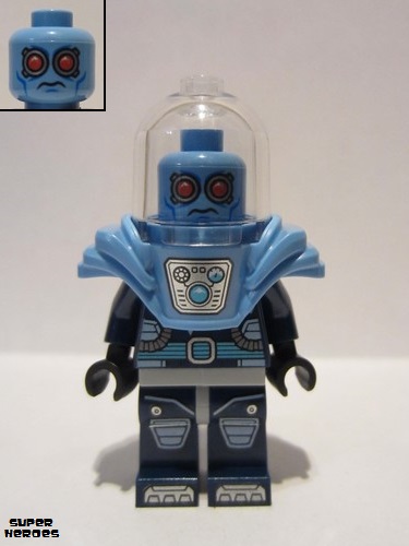 lego 2017 mini figurine sh319 Mr. Freeze Shoulder Ice Armor 