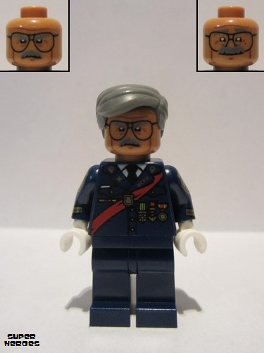 lego 2017 mini figurine sh326 Commissioner Gordon Red Sash 