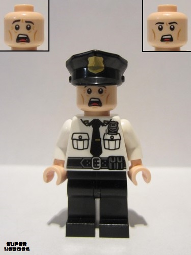 lego 2017 mini figurine sh331 Security Guard  