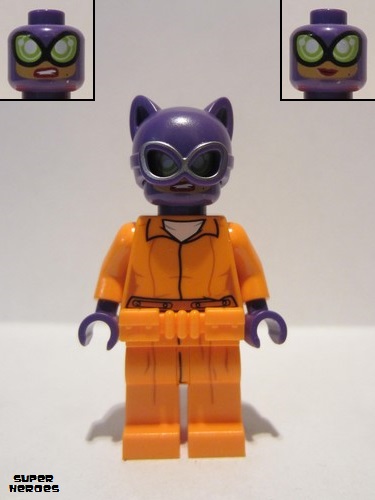 lego 2017 mini figurine sh338 Catwoman Prison Jumpsuit and Belt 