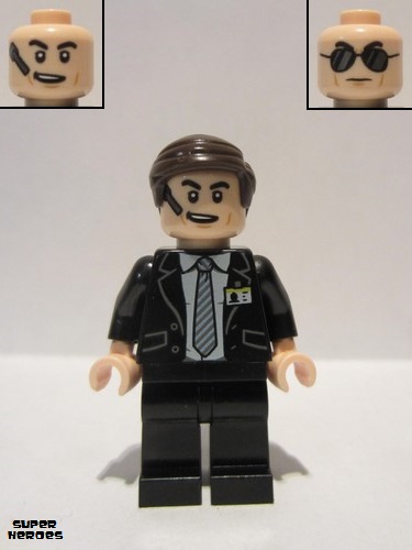 lego 2017 mini figurine sh369 Agent Coulson  
