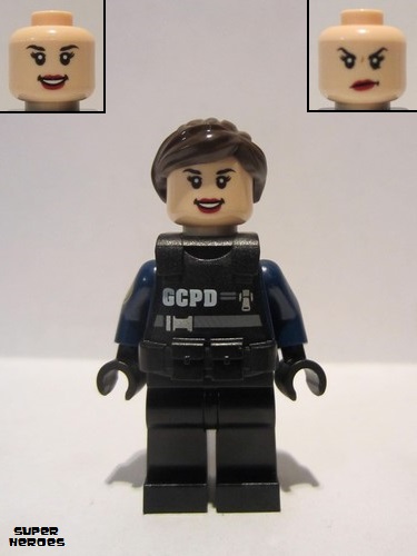 lego 2017 mini figurine sh416 GCPD Female Officer  