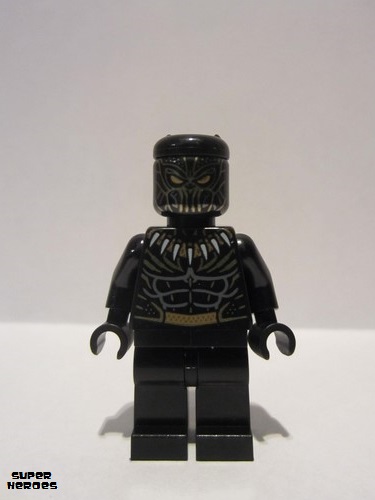 lego 2018 mini figurine sh0477 Erik Killmonger Golden Jaguar 