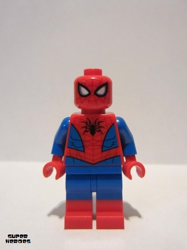 lego 2018 mini figurine sh0536 Spider-Man Metallic Silver Eye Highlights 