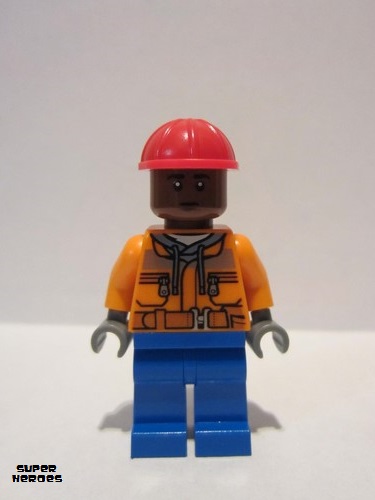 lego 2018 mini figurine sh0547 Dock Worker  